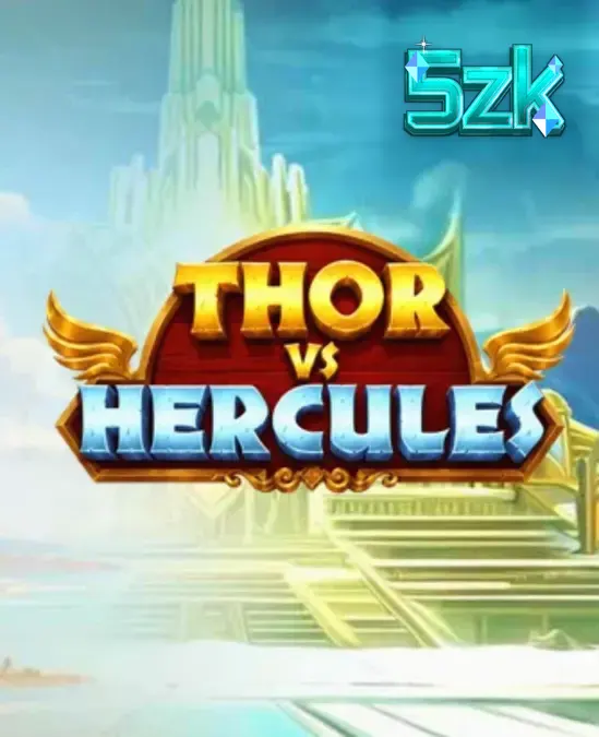 Tampilan visual slot Thor vs Hercules dengan tema mitologi